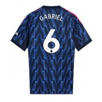 Arsenal Gabriel Magalhaes #6 Vonkajší futbalový dres 2025-26 Krátky Rukáv